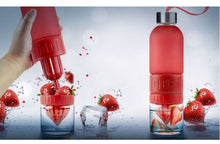 Load image into Gallery viewer, Oasis Twist &#39;n&#39; Go Infusion Water Bottle - Red (600ml) - D.Line