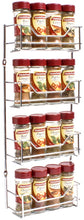 Load image into Gallery viewer, 4 Tier Chrome Spice Rack
