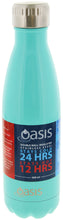Load image into Gallery viewer, Oasis: Stainless Steel Insulated Drink Bottle - Spearmint (500ml) - D.Line