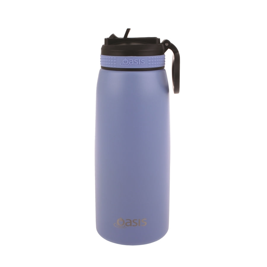 Oasis Stainless Steel Double Wall Insulated Sports Bottle - Lilac (780ml) - D.Line