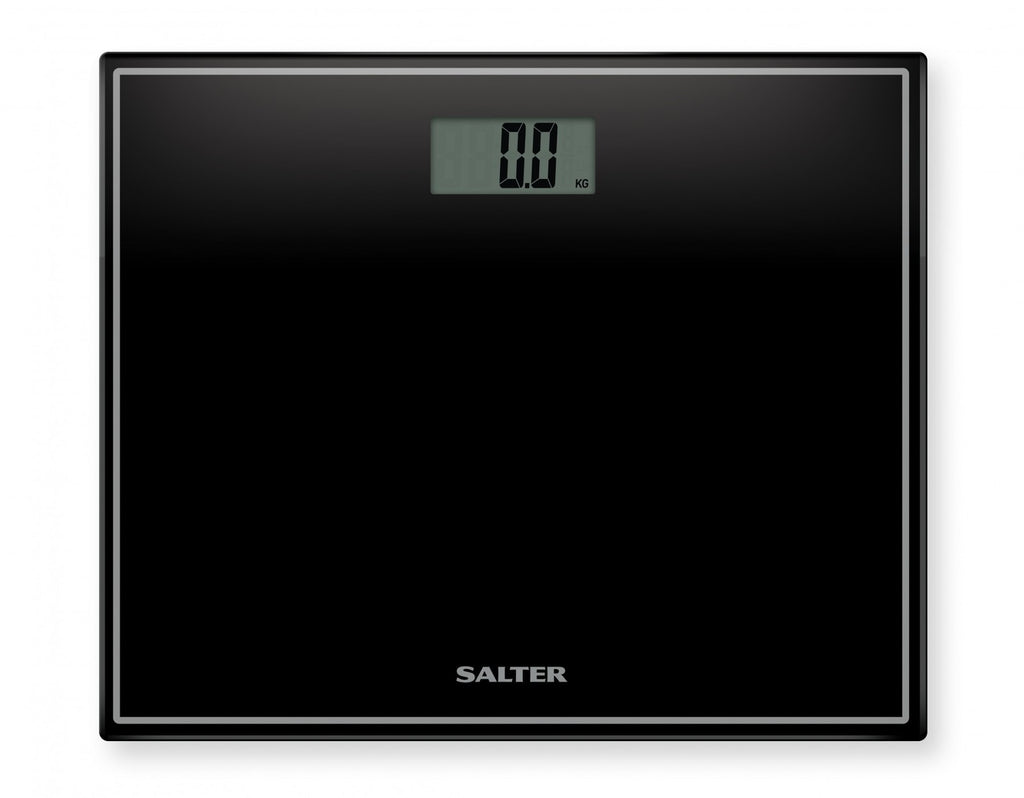 Salter: Compact Glass Electronic Personal Scale - Black