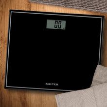 Load image into Gallery viewer, Salter: Compact Glass Electronic Personal Scale - Black
