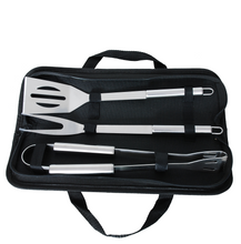 Load image into Gallery viewer, BBQ Grill Tool Set - 3-Piece (With Carry Bag)