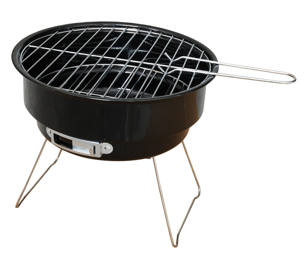 2 in 1 Portable Charcoal BBQ Grill with Cooler Bag