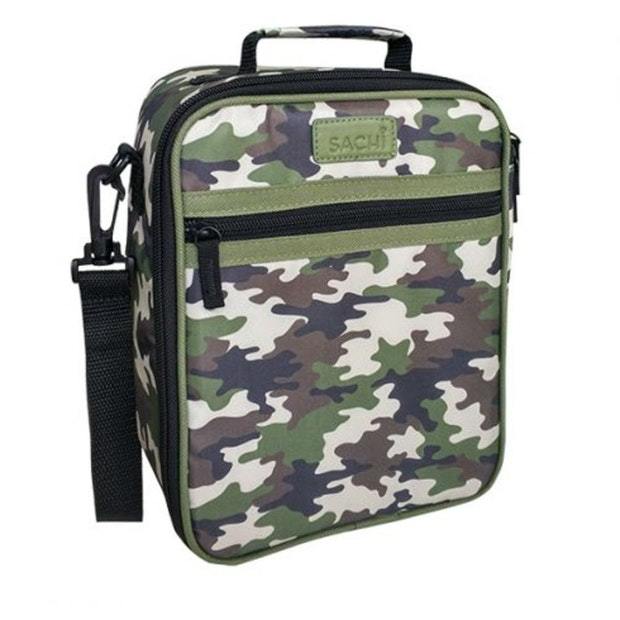 Sachi: Insulated Lunch Bag - Camo Green - D.Line