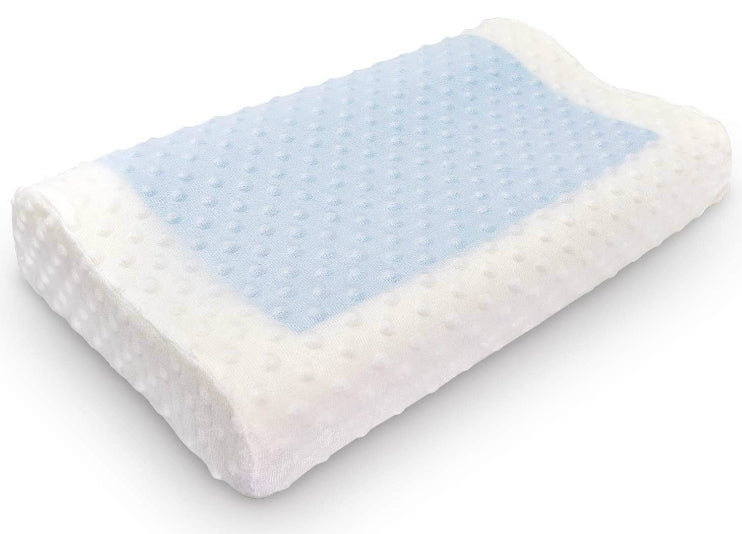 Contoured Memory Foam Pillow - White