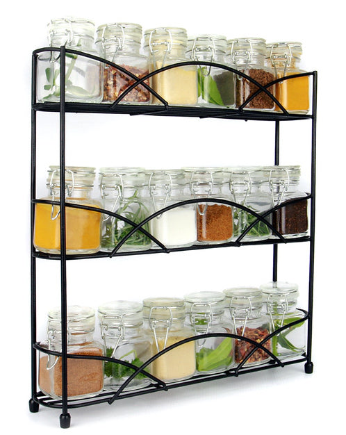 3-Tier Herb & Spice Rack (Wall Mount or Free Standing)