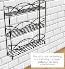 Load image into Gallery viewer, 3-Tier Herb &amp; Spice Rack (Wall Mount or Free Standing)