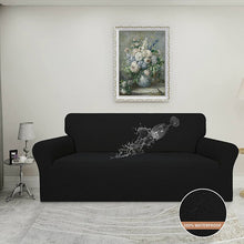 Load image into Gallery viewer, Stretch Sofa Slipcover - Black (4-Seat)