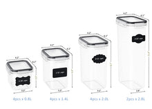 Load image into Gallery viewer, 14-Piece Food Storage Air-Tight Jars