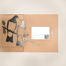 Load image into Gallery viewer, MetalBird Kererū Pair Garden Art