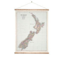 Load image into Gallery viewer, 100 Percent NZ: Map of New Zealand Wall Chart