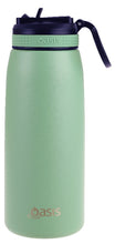 Load image into Gallery viewer, Oasis: Stainless Steel Insulated Sports Bottle W/Straw - Sage Green (780ml) - D.Line