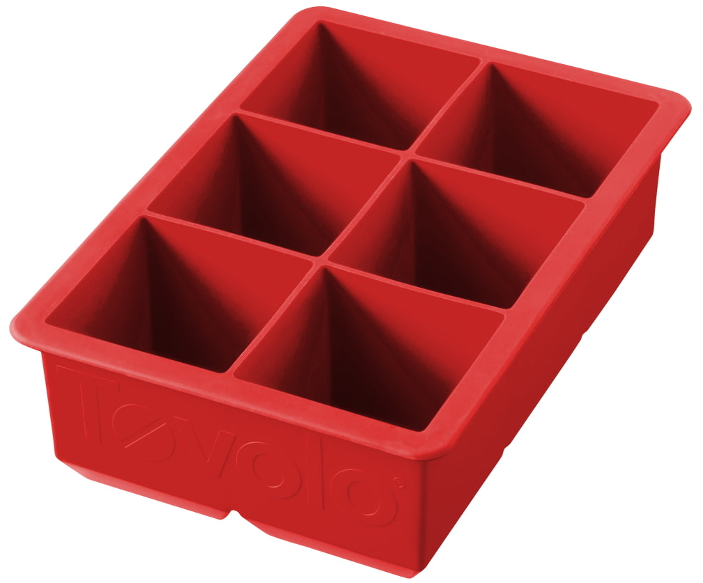 Tovolo: King Cube Ice Tray - Apple Red - D.Line