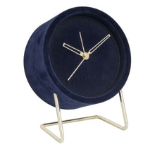 Load image into Gallery viewer, Karlsson: Alarm Clock - Lush Velvet Blue