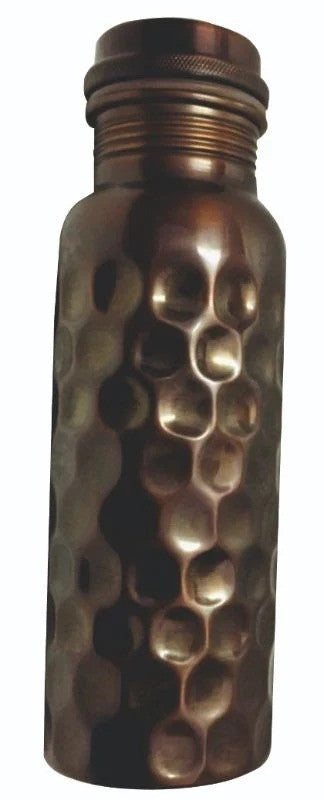 Ayurveda Copper Antique Diamond Bottle (750ml)