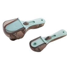 Load image into Gallery viewer, Plastic Adjustable Measuring Spoon Set (Set of 2)