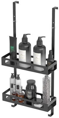 STORFEX Hanging Bathroom Storage Rack - Black