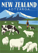 Load image into Gallery viewer, Moana Road: Tea Towel - NZ Farming