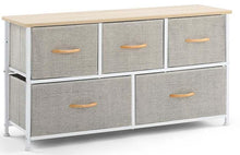 Load image into Gallery viewer, Ovela: 5 Drawer Storage Chest - Beige