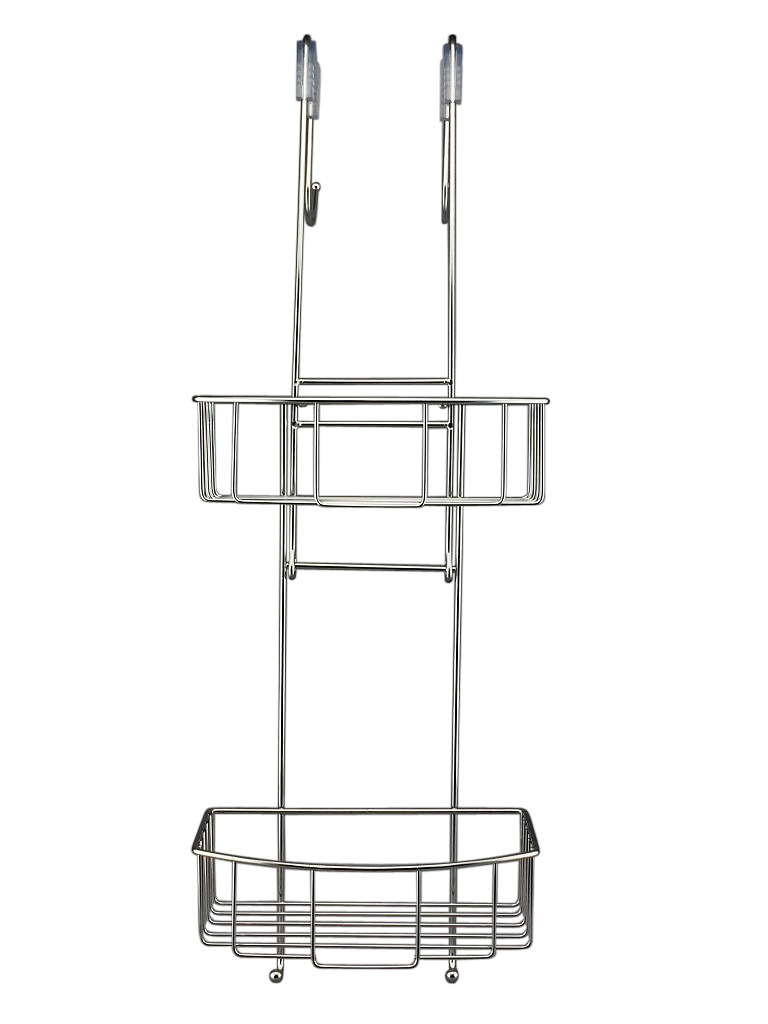 L.T. Williams: Over Screen Stainless Steel Shower Caddy