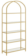 Load image into Gallery viewer, Vasagle 5-Tier Arch Glass Storage Shelf