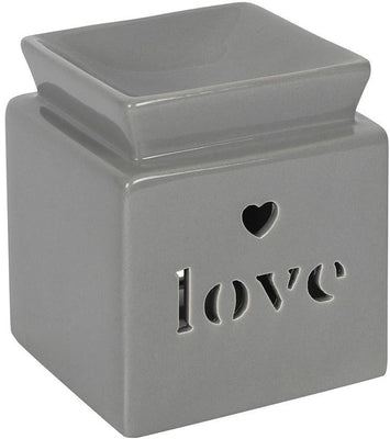Grey Love Cut Out Oil Burner