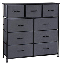 Load image into Gallery viewer, Ovela 9 Drawer Storage Chest - Dark Grey