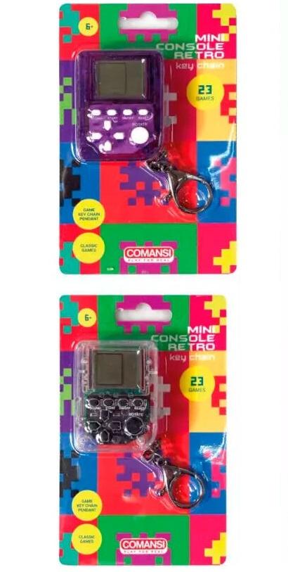 Retro Mini Console Keychain Assorted
