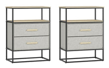 Load image into Gallery viewer, Fraser Country 2 Drawer Storage Nightstand - Set of 2
