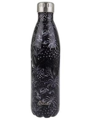 Oasis Insulated Stainless Steel Drink Bottle - Moonlight Palms (750ml)