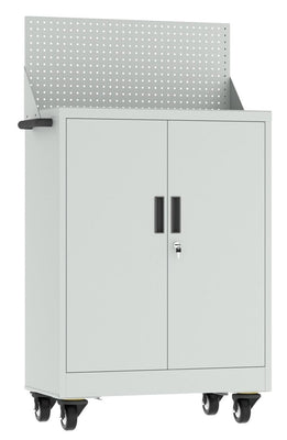 Fraser Country Milan Steel Tool Cart Cabinet - Light Grey