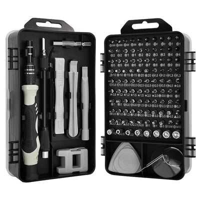 115-in-1 Repair Precision Screwdriver Set - Black