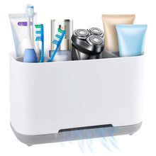 Load image into Gallery viewer, Toothbrush and Toothpaste Organizer - Grey
