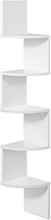Load image into Gallery viewer, Vasagle Floating Corner Shelf - 5-Tier (White)