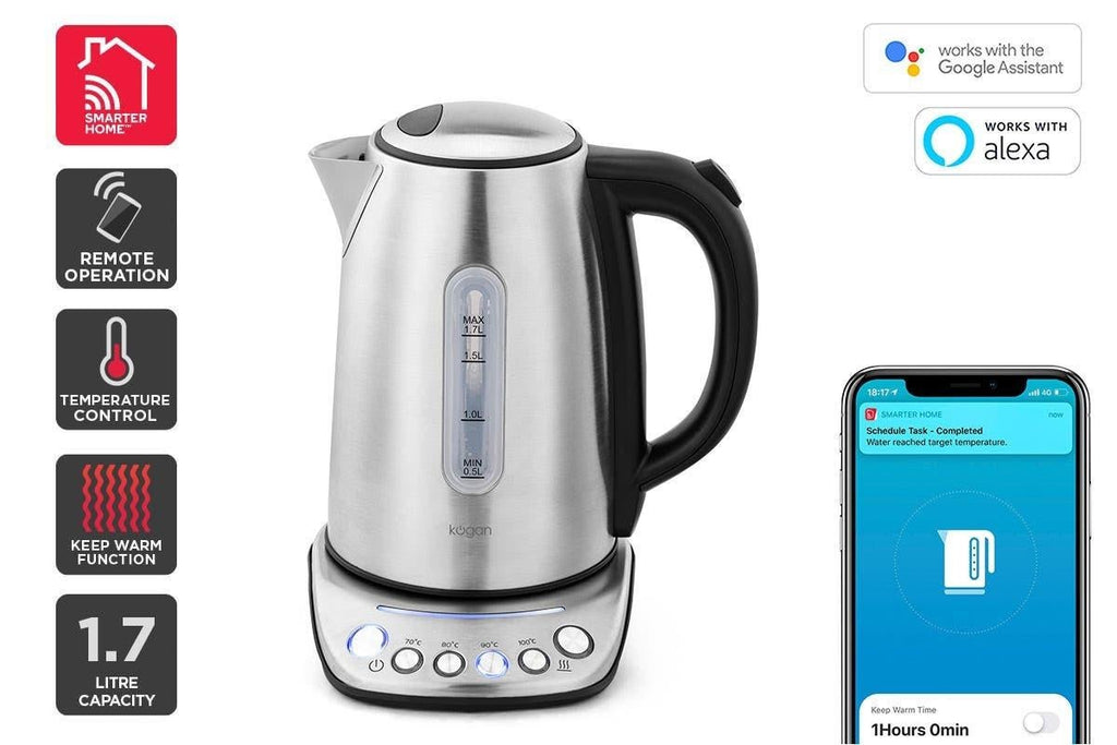 Kogan SmarterHome 1.7L Smart Kettle (Stainless Steel)