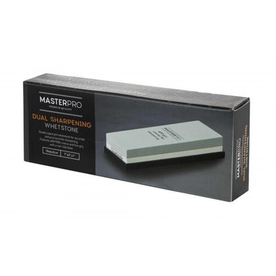 MasterPro: Dual Sharpening Whetstone (18x6.5x3cm/400 & 1000 Grit)