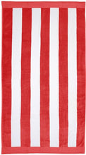 Load image into Gallery viewer, Bambury: Classic Stripe Beach Towel - Poppy