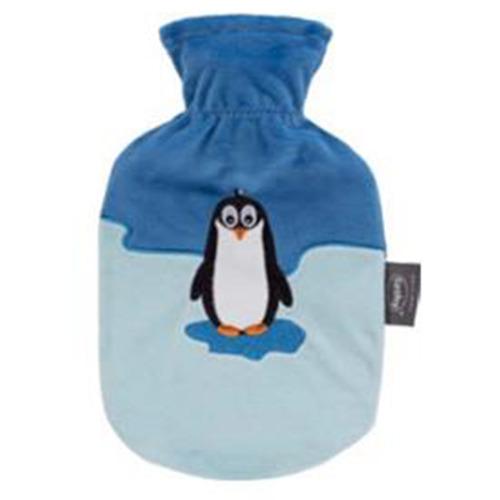 Fashy: Hot Water Bottle Kids - Penguin Blue