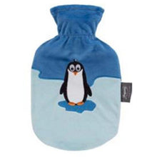 Load image into Gallery viewer, Fashy: Hot Water Bottle Kids - Penguin Blue