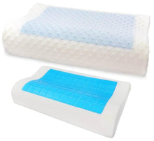Load image into Gallery viewer, Contoured Memory Foam Pillow - White