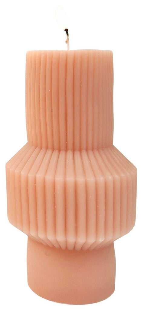 Urban Products: Ripple Abstract Vanilla Candle - Rose