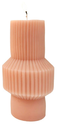 Urban Products: Ripple Abstract Vanilla Candle - Rose