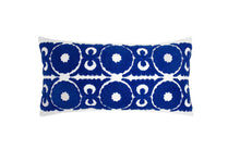 Load image into Gallery viewer, Bambury: Philippa Rectangle Cushion - Azure