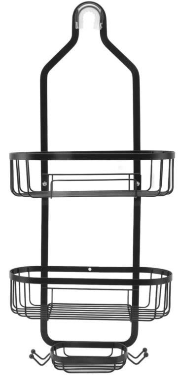 STORFEX 2 Tier Bathroom Hanging Shower Organizer