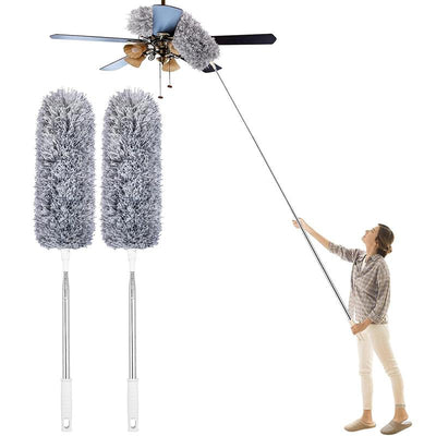 CLEANFOK 2-Pack Microfiber Feather Duster