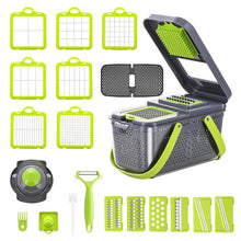 Load image into Gallery viewer, OZZYCOOK 22 in 1 Vegetable Cutter with Container