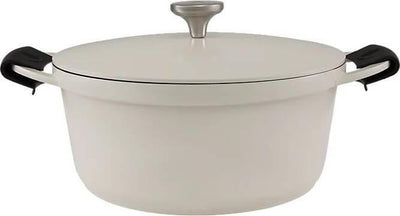 Maxwell & Williams: Cast Lite Non-Stick Casserole Dish - Ecru (6.3L/28cm)