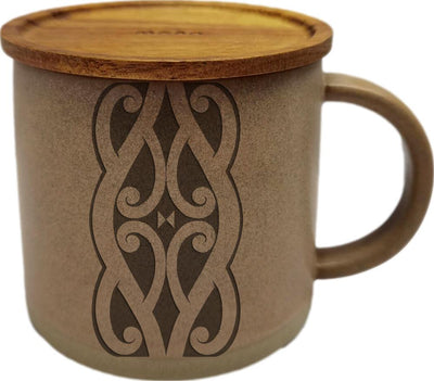 Moana Road: Ceramic Mug - Miriama Grace-Smith - Brown
