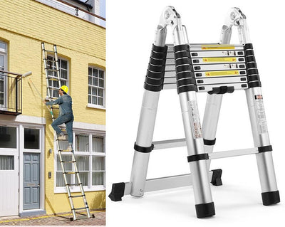 5m Telescopic Foldable Ladder - Certa